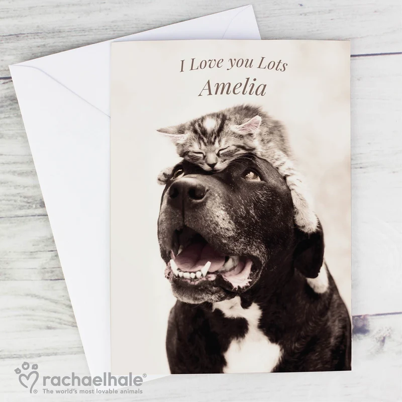 Personalised Rachael Hale Puurfect Pair Card