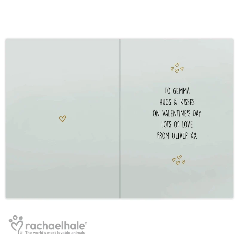 Personalised Rachael Hale Adorable Face Card