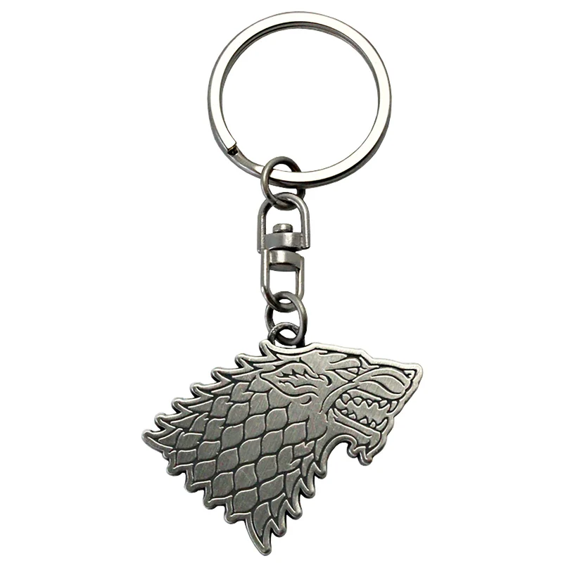 Game of Thrones - Schattenwolf Schlüsselanhänger Silhouette