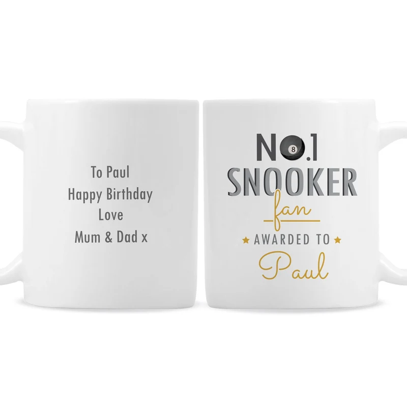 Personalised No.1 Snooker Fan Mug