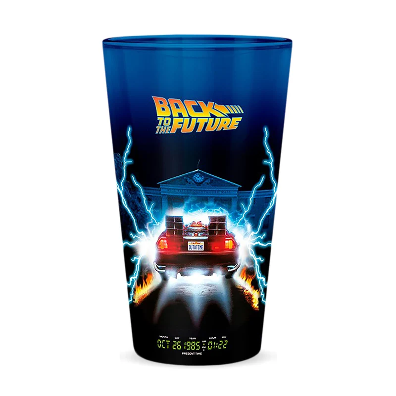 Zurück in die Zukunft - DeLorean Glas