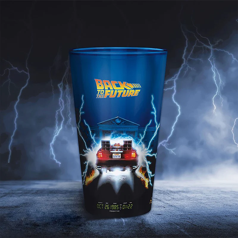 Zurück in die Zukunft - DeLorean Glas