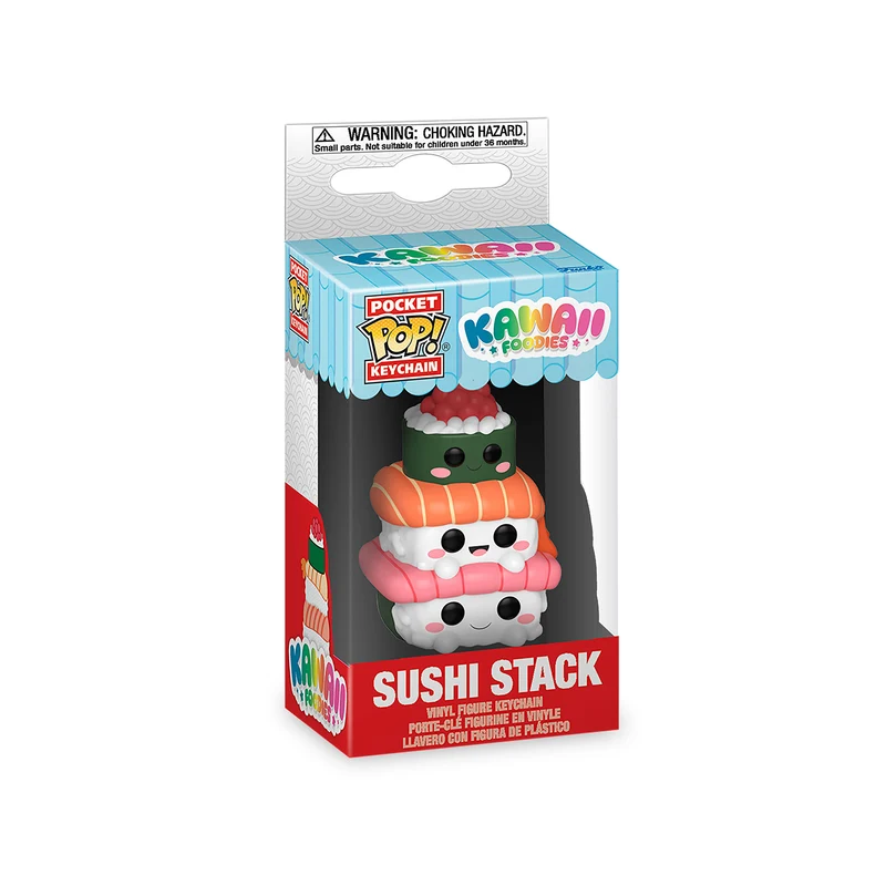 Kawaii Foodies - Sushi Trio Funko Pop Schlüsselanhänger