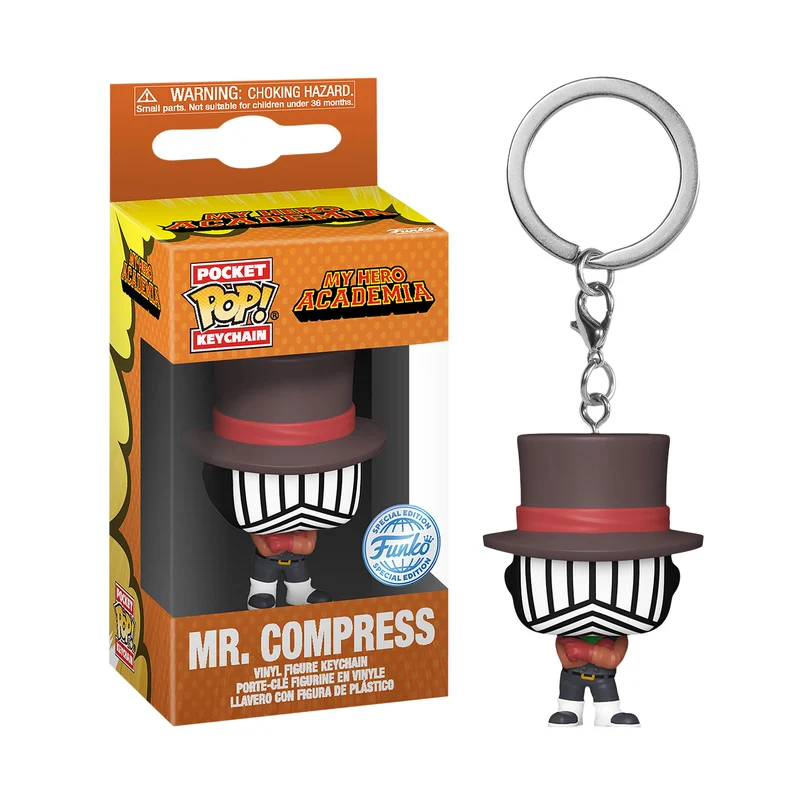 My Hero Academia - Mr. Compress (Hideout) Funko Pop Schlüsselanhänger