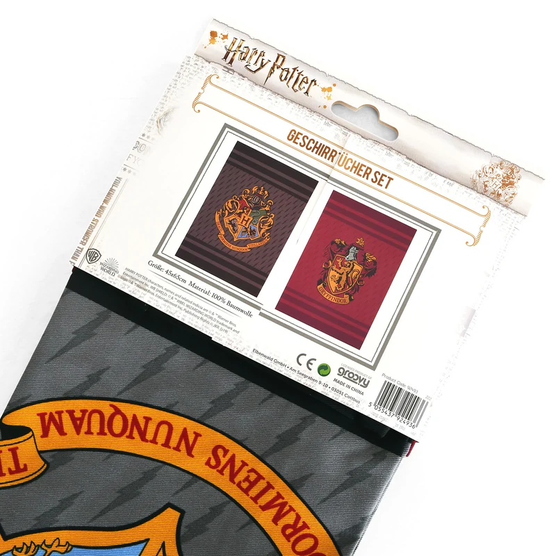 Harry Potter - Gryffindor & Hogwarts Geschirrtücher Set