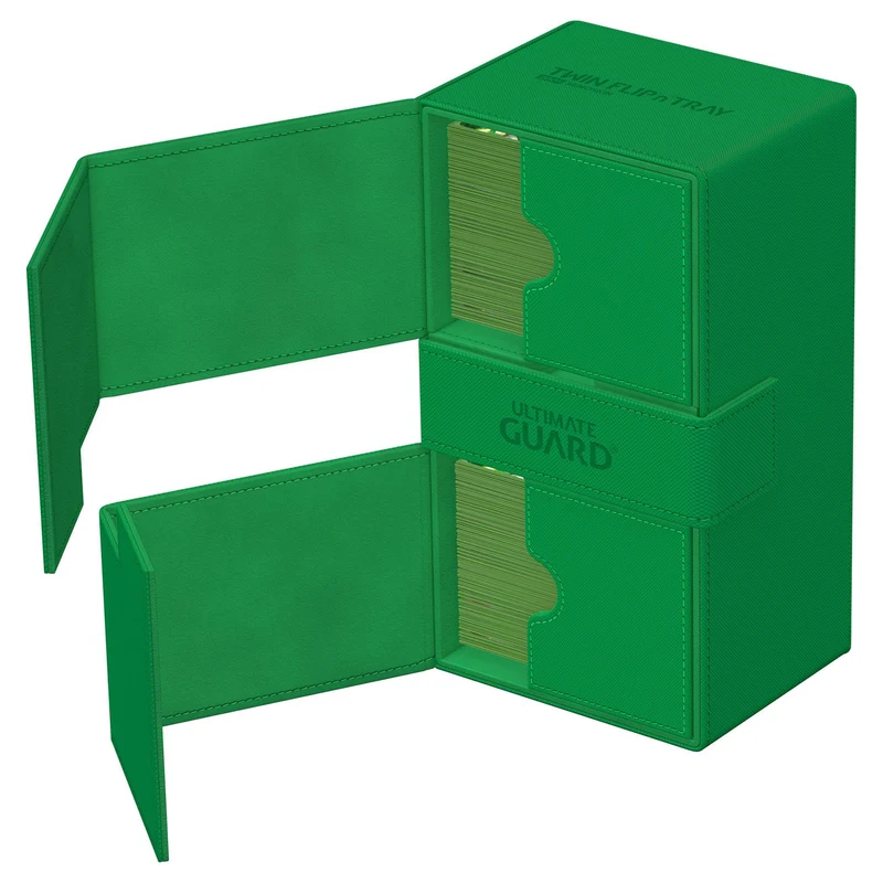 Ultimate Guard Twin Flip'n'Tray 200+ Xenoskin - Green