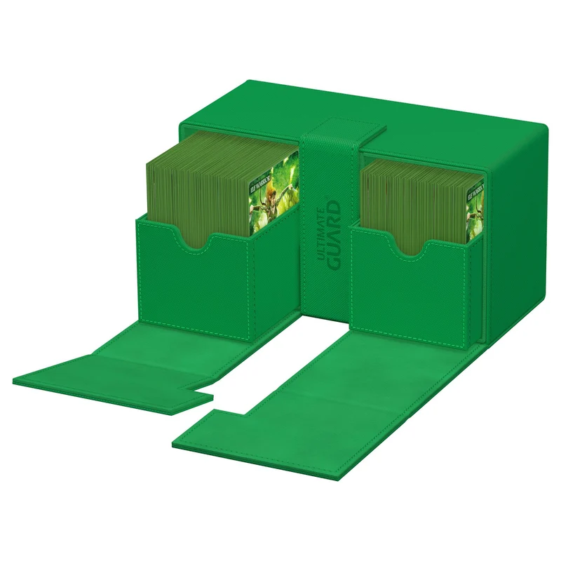 Ultimate Guard Twin Flip'n'Tray 200+ Xenoskin - Green