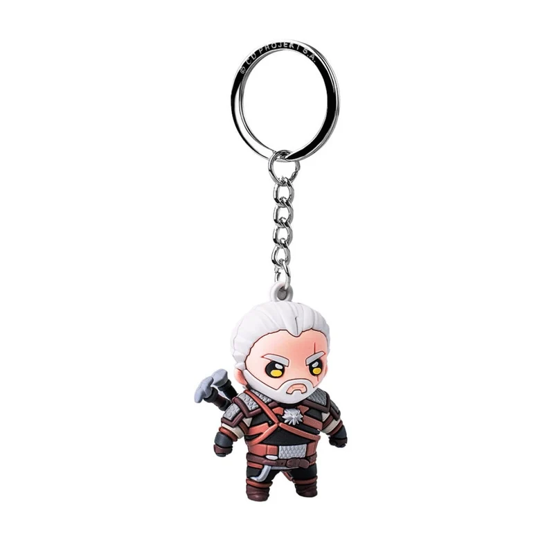 The Witcher III: Wild Hunt Vinyl Schlüsselanhänger Geralt of Rivia
