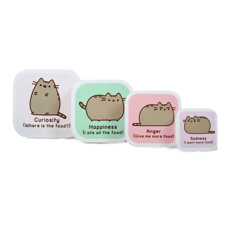 Pusheen - Lunchbox 4er Set