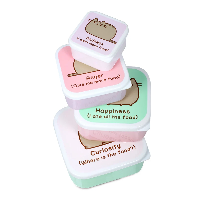 Pusheen - Lunchbox 4er Set