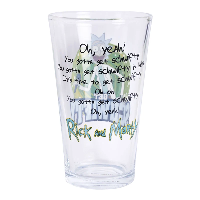 Rick and Morty - Get Schwifty Glas
