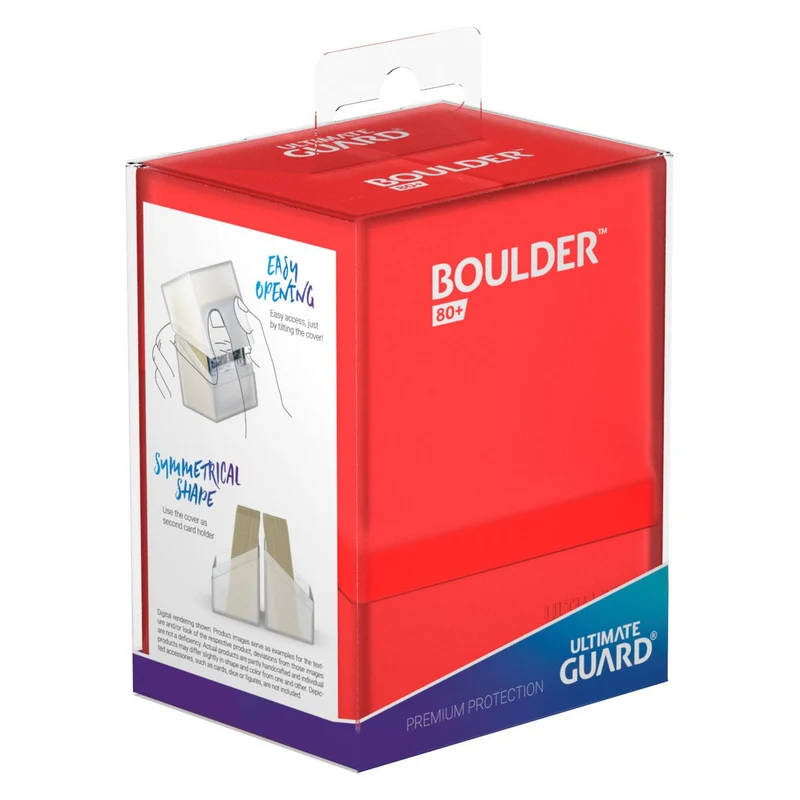 Ultimate Guard Boulder 80+ - Ruby
