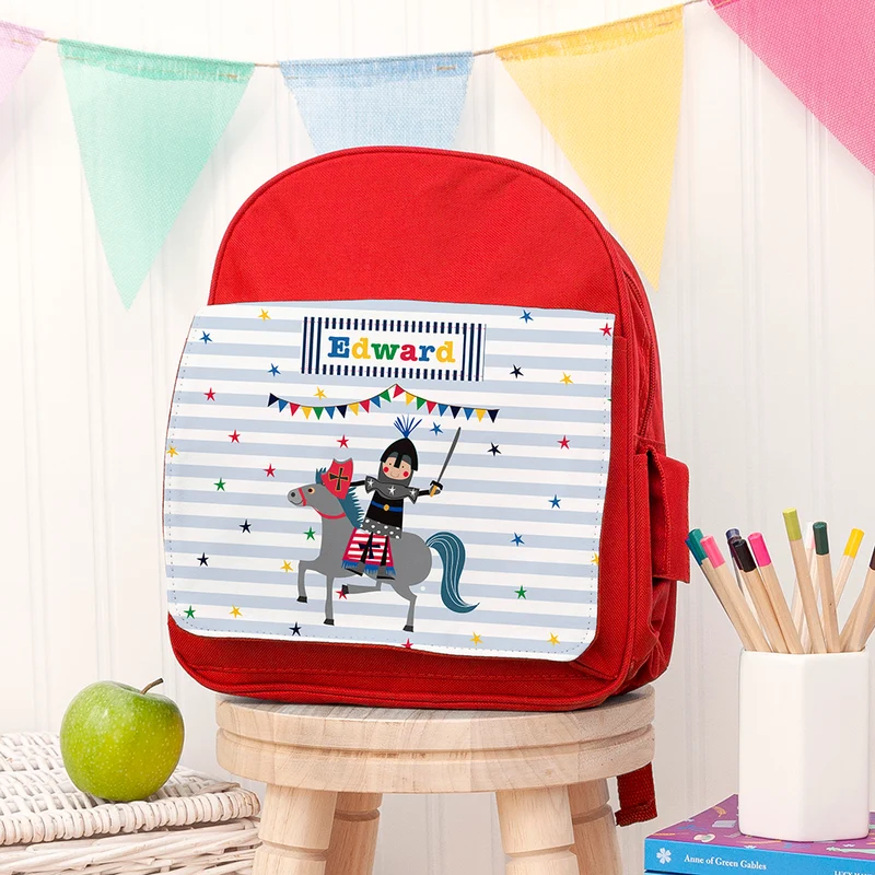 Personalised Personalised Children's Noble Knight Rucksack