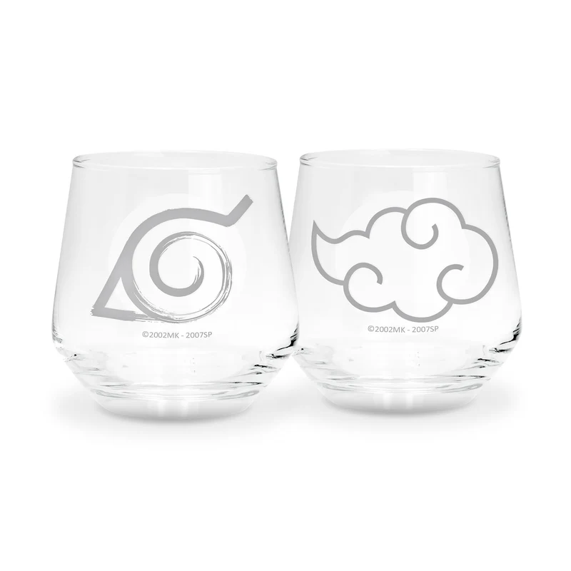 Naruto Shippuden - Konoha & Akatsuki Gläser 2er Set