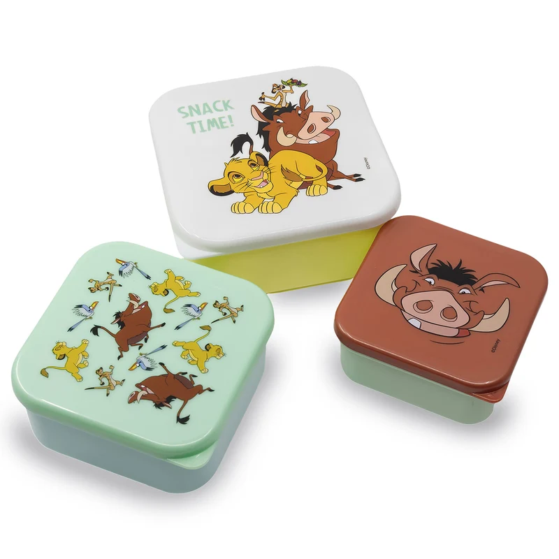 König der Löwen - Simba and Friends Lunchbox 3er Set