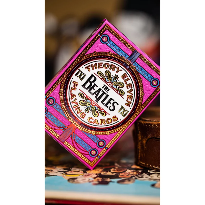 The Beatles Spielkarten Pink Version