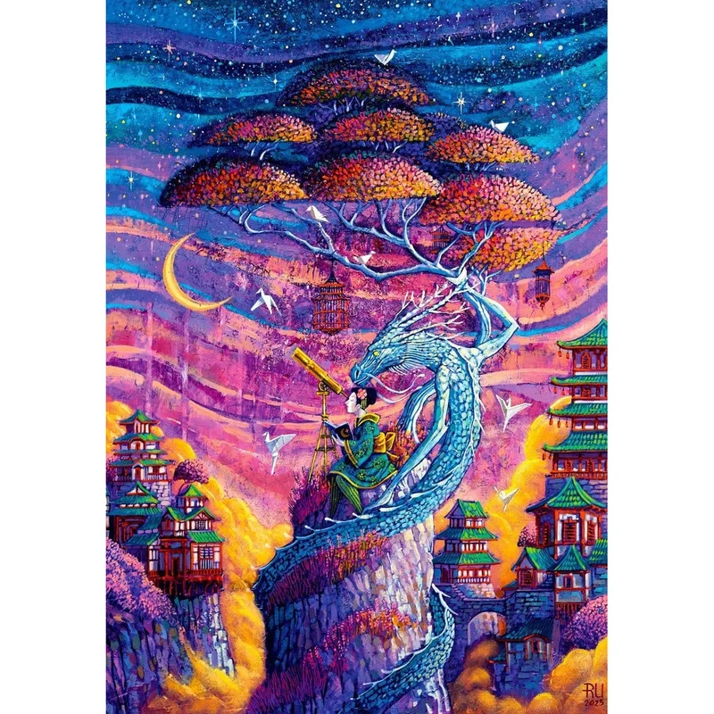 Imagination Series Puzzle Roch Urbaniak Sakura i Ryu (1000 Teile)