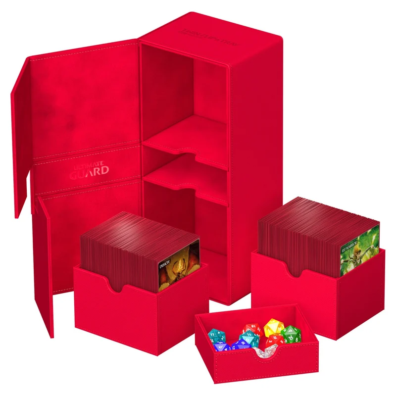 Ultimate Guard Twin Flip'n'Tray 266+ Xenoskin - Red