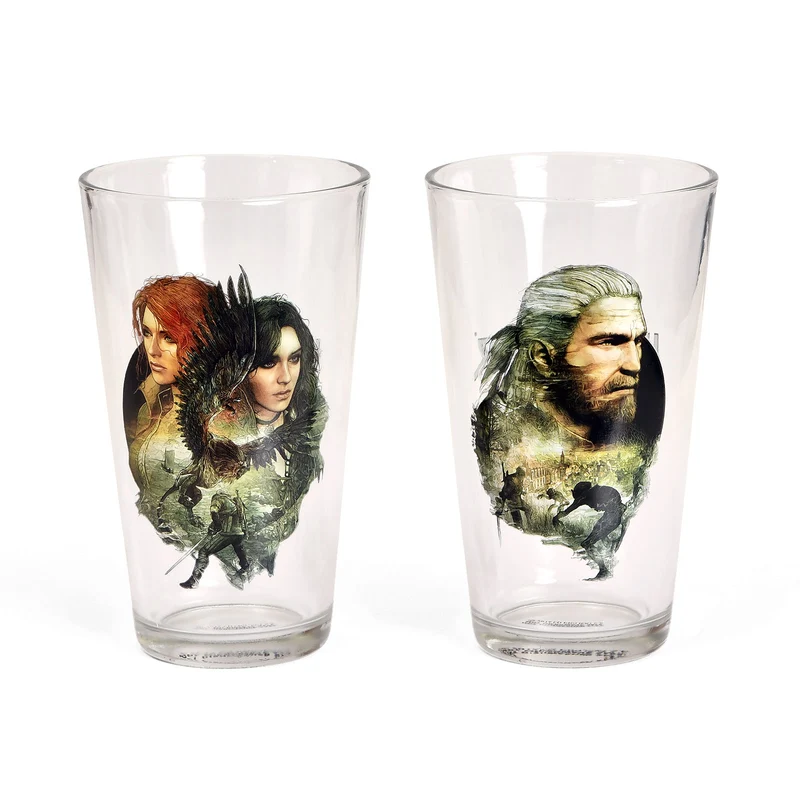 Witcher - Geralt, Triss & Yennefer Gläserset