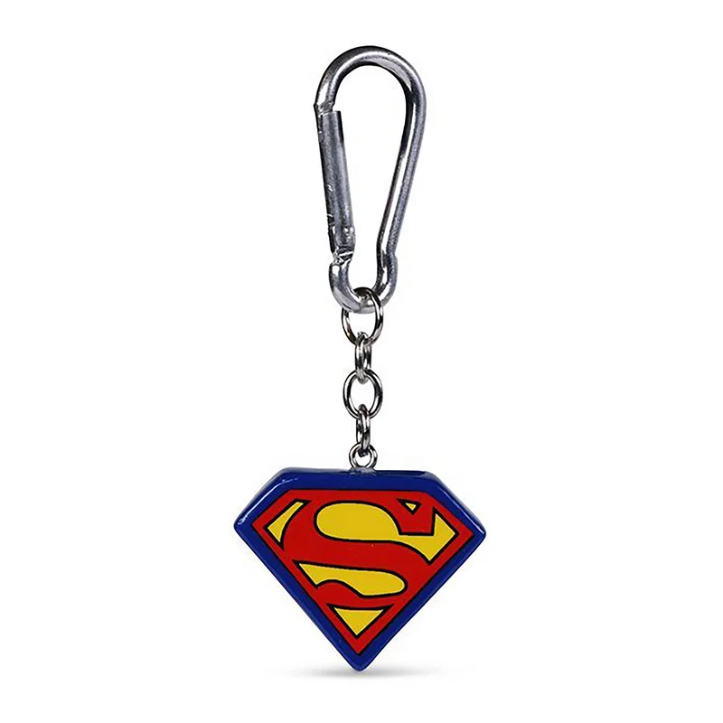 Superman - Logo Schlüsselanhänger mit Karabiner