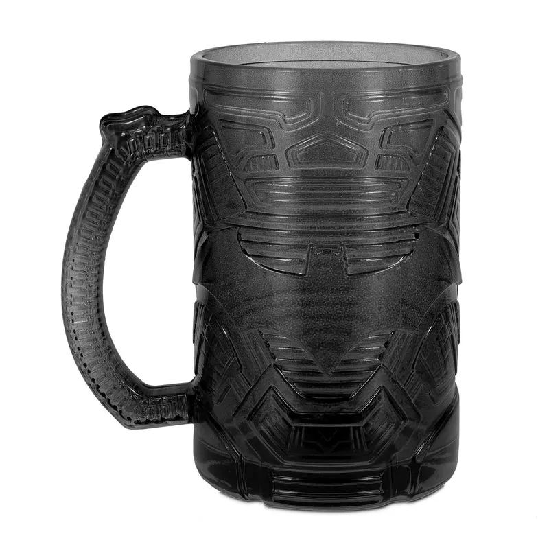 Batman Logo Relief Glaskrug schwarz