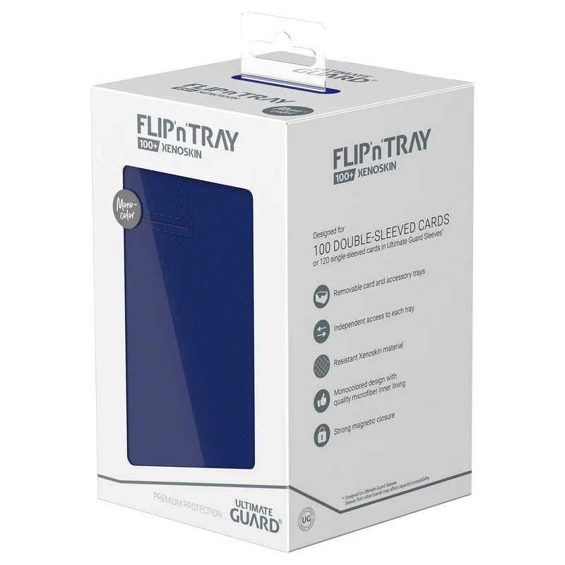 Ultimate Guard Flip'n'Tray 100+ Xenoskin - Blue