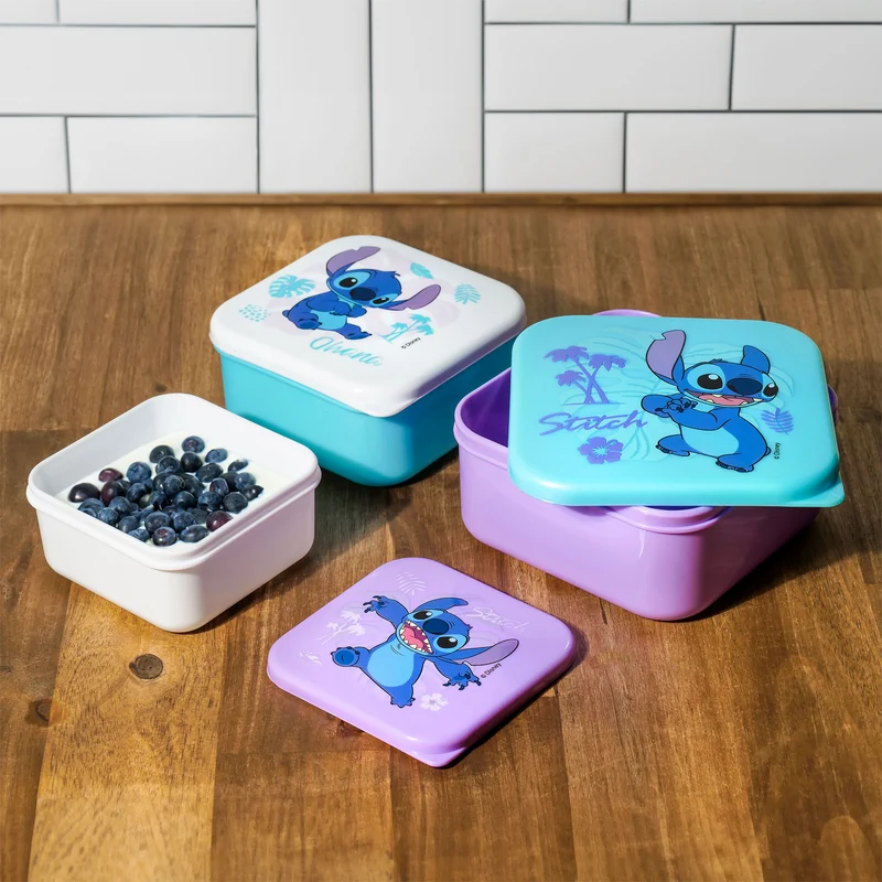 Stitch Lunchbox 3er Set - Lilo & Stitch