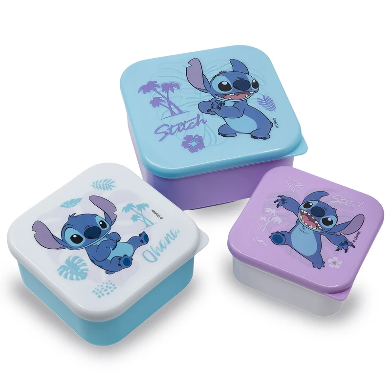 Stitch Lunchbox 3er Set - Lilo & Stitch