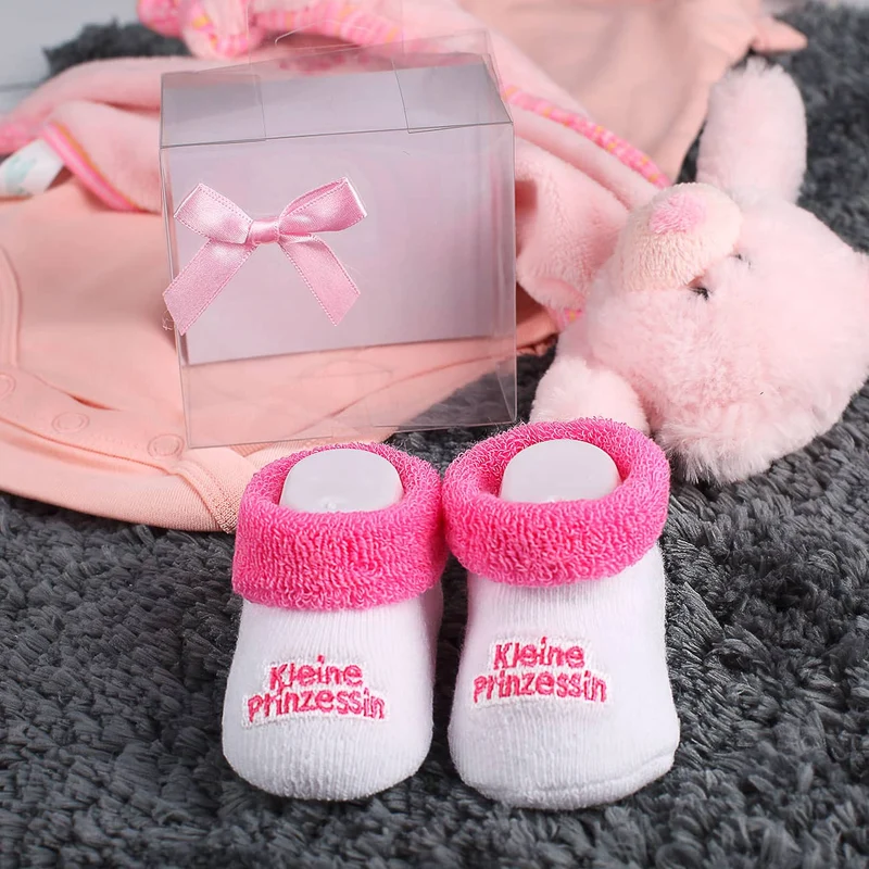 Babys erste Söckchen - Kleine Prinzessin in rosa