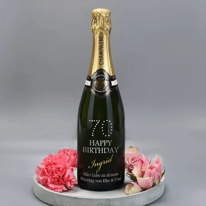Feinster Champagner zum 70. MADE WITH SWAROVSKI® ELEMENTS