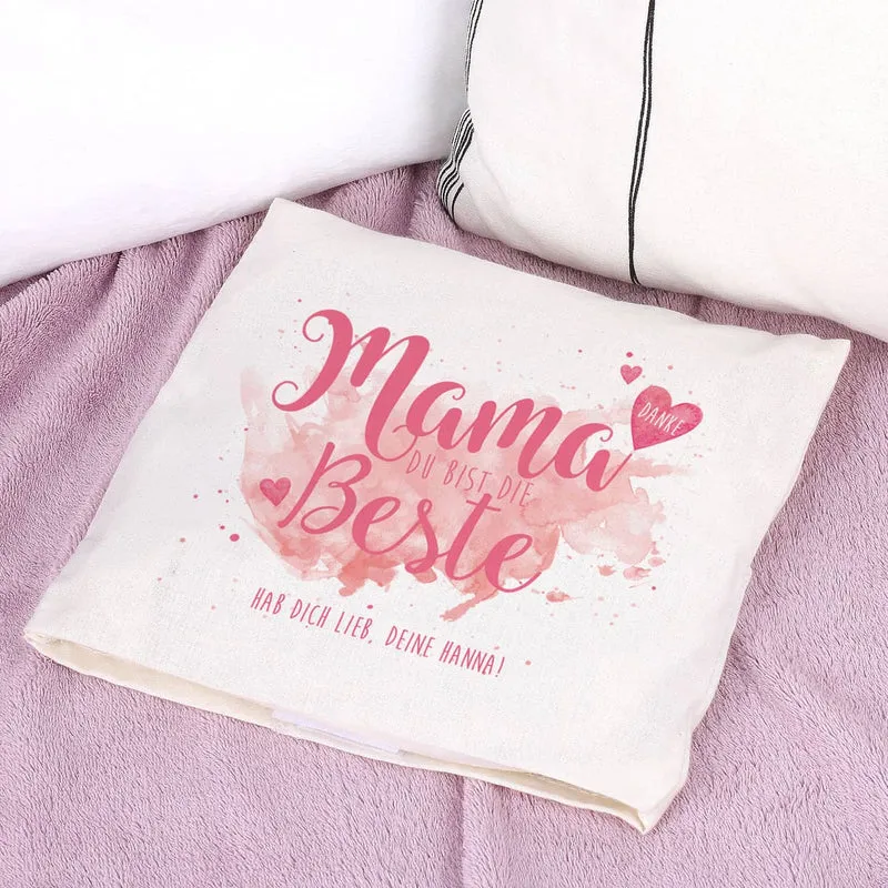 Mama du bist die Beste - Kirschkernkissen für Mama