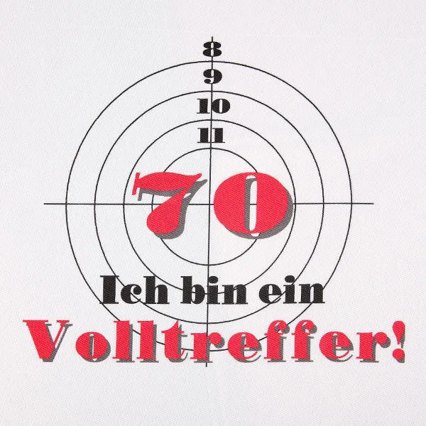 Großer Latz für große Kinder: 70 Ich bin ein Volltreffer !