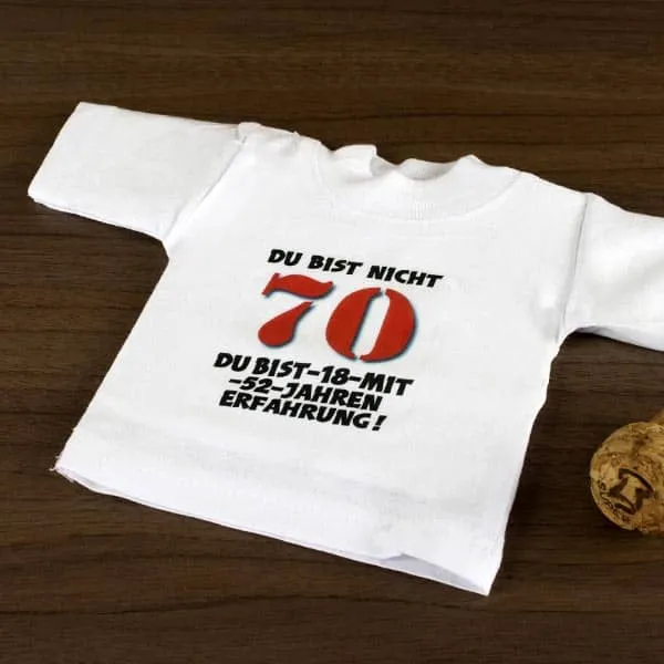 Mini T-Shirt Du bist nicht 70